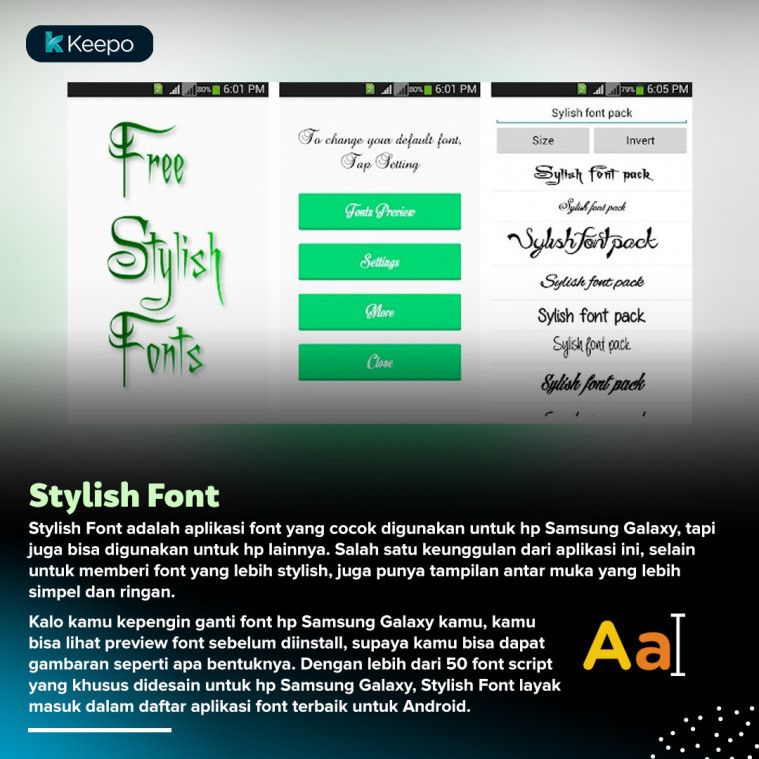 Aplikasi Font Terbaik Untuk Android Biar Nggak Bosan