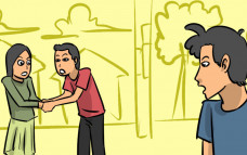 Berantem di tempat umum