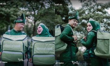 Atiqa dan Afandi, ojek online yang menikah