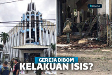 Kerusakan gereja katedral pasca pemboman