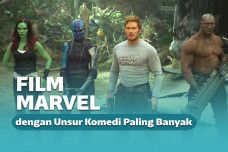 adegan komedi terbanyak di marvel