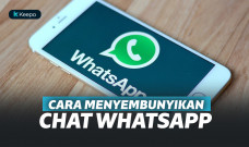 menyembunyikan chat whatsapp
