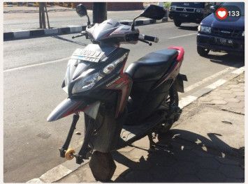 ban motor diganti donat