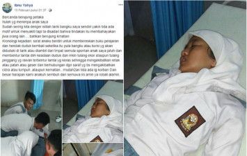 Lumpuh karena diisengin teman