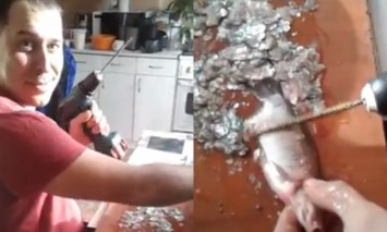 suami bantu istri di dapur