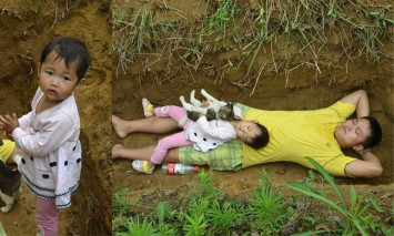 ayah gali kubur buat putrinya