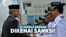 Bawaslu berikan sanksi Ganjar Pranowo dan 35 kepala daerah