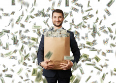 Man with money
