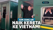 Kim Jong-Un naik kereta bertemu Donald Trump