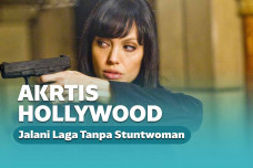 aktris tanpa stuntwoman di film action