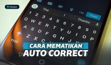cara mematikan auto correct