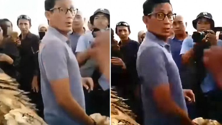 Sandiaga Uno kaget diusir pedagang