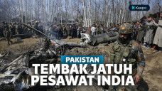 Pesawat India Hancur Konflik Kashmir