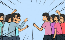 Ilustrasi perseteruan