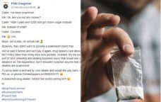 Seorang wanita tertipu beli narkoba