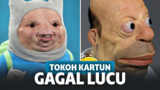 Tokoh kartun saat dibuat kenyataan