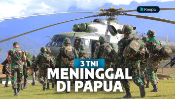Prajurit TNI dievakuasi setelah diserang KKB