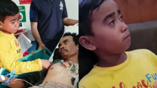 Anak ini menangis lihat kondisi ayahnya