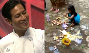 Main masak-masakan pakai telur beneran