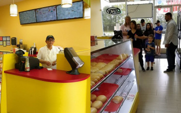 Toko donat awalnya sepi jadi ramai