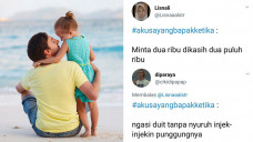 #akusayangbapakketika