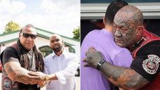 Geng motor ini lindungi umat muslim