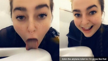 Wanita jilati closet