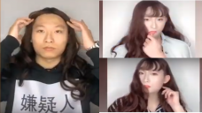 Polisi dandan jadi wanita