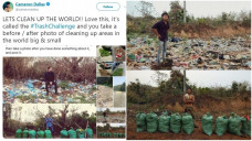 Aksi #TrashChallenge dari berbagai dunia