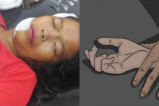 Suami tega tebas tangan istri dan tetangga