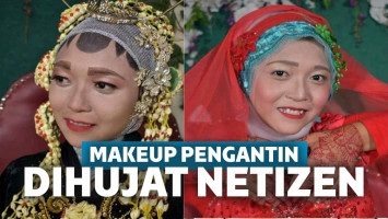 makeup pengantin yang bikin kasihan