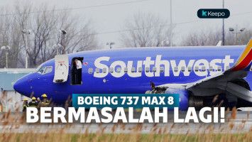 Pesawat Boeing 737 Max Southwest Airlines mendarat darurat