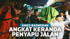 Anies Basweda takziyah penyapu jalan