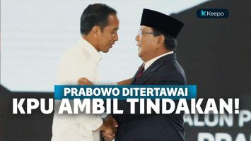 Prabowo ditertawai penonton dalam debat capres