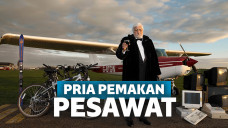 Michel Lotito, manusia pemakan pesawat terbang.