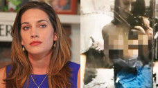 Lauren Miranda, seorang guru matematika yang dipecat setelah foto selfie yang menampakkan tubuh bagian atasnya tersebar.