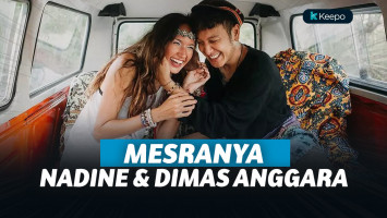 Nadine Chandrawinata dan Dimas Anggara