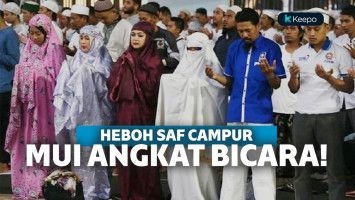 Saf salat campur kampanye Prabowo Sandi