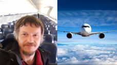 Sendirian di pesawat