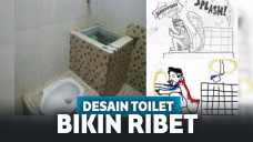 Kloset jongkok berdesign aneh