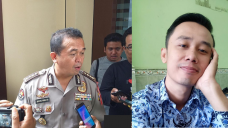 Polisi beri keterangan