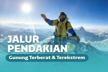 gunung dengan jalur terberat
