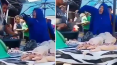 beli 1,3 kilogram, pas ditimbang dirumah hanya 8 ons. Ibu ini ngamuk ke pedagang