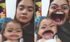 ngerjain anaknya sampai nangis