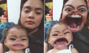 ngerjain anaknya sampai nangis