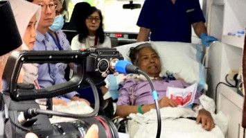 Meski sakit keras pria ini tetap ingin nyoblos