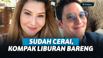 kompak liburan bareng meski sudah cerai