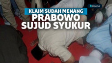 Prabowo sujud syukur