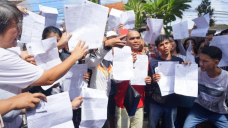 Puluhan Pemilik Form A5 di TPS Kuta Protes karena Belum Bisa Nyoblos