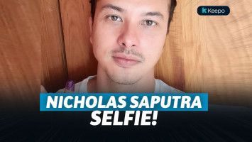 foto selfie nicholas saputra